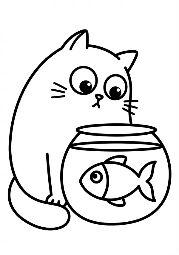 Katzen-Porträt: Ein freundlicher Katzenkopf mit Schnurrhaaren in Großaufnahme.