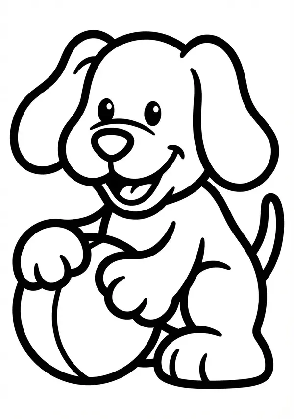 Ein großer Hundeknochen