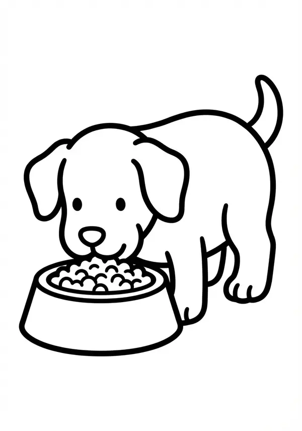 Ein Hund spielt mit einem Ball