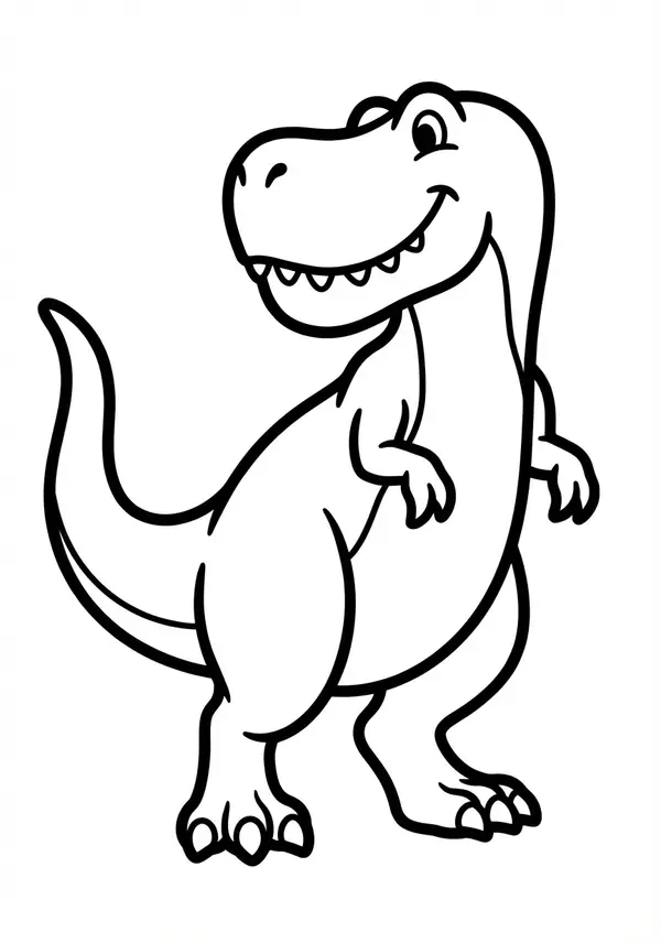 Ein freundlicher T-Rex