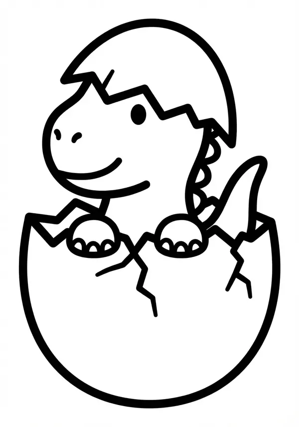 Ein großes Dinosaurier-Ei