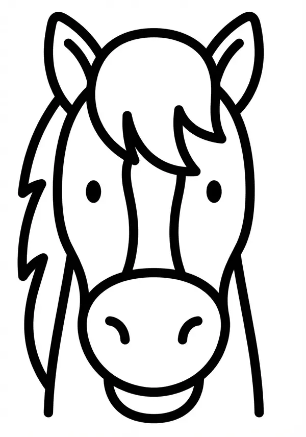 Süßes Fohlen: Ein wackeliges kleines Pferdchen macht seine ersten Schritte – niedlich und simpel.