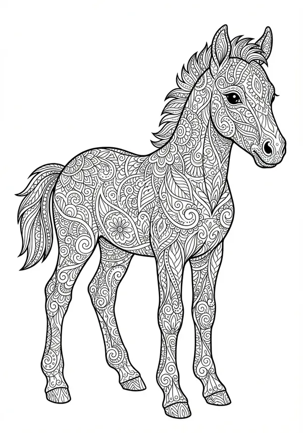 Geflügelter Traum: Ein Pegasus, dessen Flügelgefieder so detailliert ist, dass es wie ein echtes Vogelgefieder wirkt.