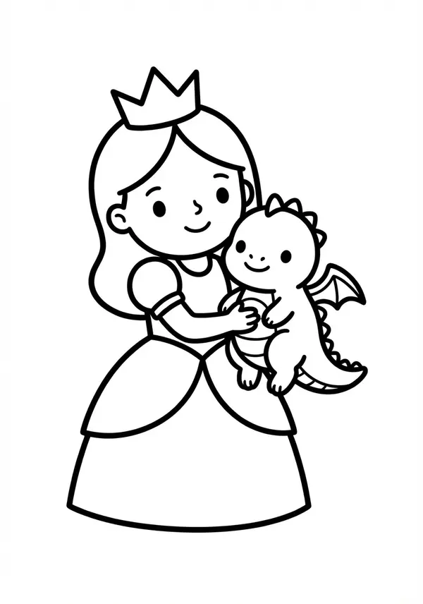 Ein wunderschönes Prinzessinnenkleid