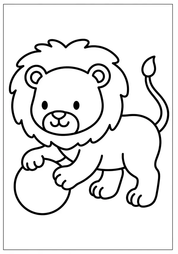 Ein lächelnder Löwe