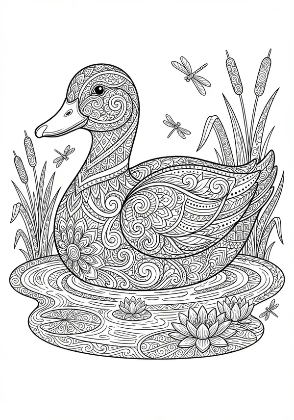 Ein majestätischer Hirsch, sein prächtiges Geweih verzweigt sich zu einer aufwendigen Baum-Fantasie aus verschlungenen Ranken, Blättern und winzigen Blüten, sein Fell dargestellt mit einer komplexen Überlagerung aus Punktierungen, Schraffuren und subtilen Stammesmustern.