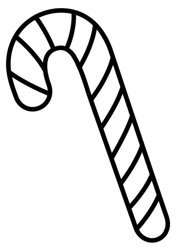 Zuckerstange mit breiten Streifen – ideal, um Rot und Weiß abwechselnd zu benutzen.