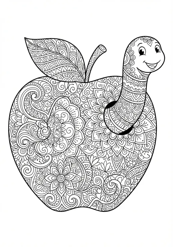 Hochkomplexes geometrisches Mandala mit sich wiederholenden Mustern und feinen Linien