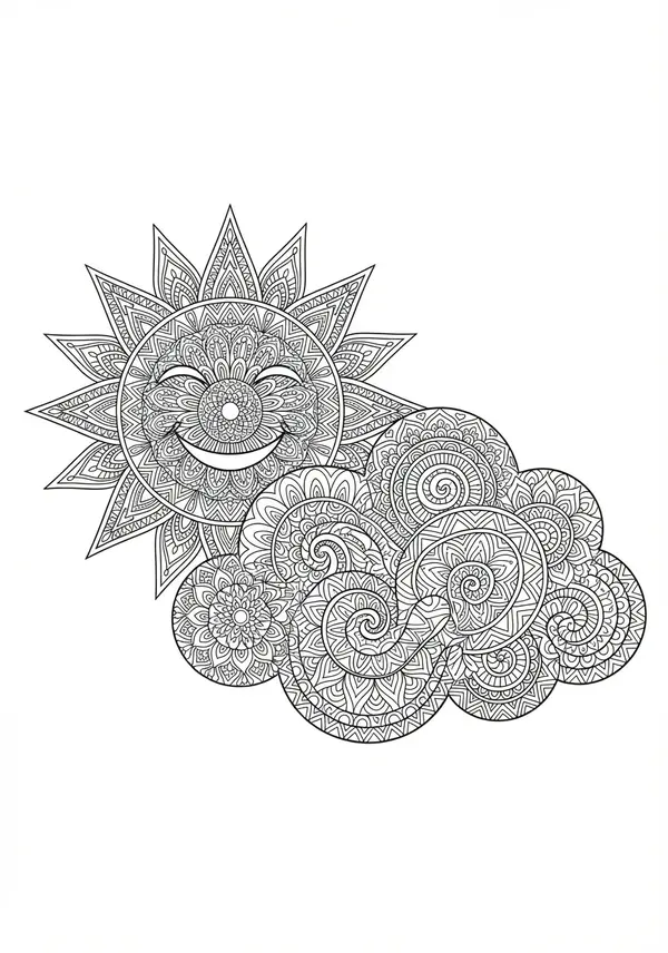 Majestätischer Löwenkopf, gefüllt mit komplexen Zentangle-Mustern