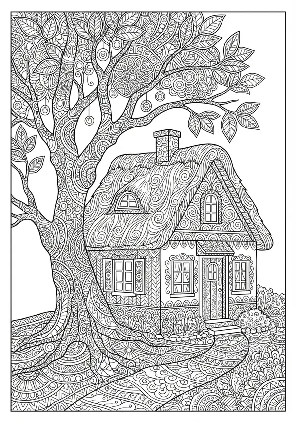 Detaillierte Unterwasser-Korallenriffszene mit exotischen Fischen und komplexem Meeresleben